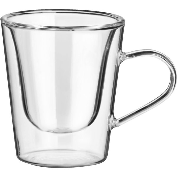 2x VEGA Tazzina caffè Dila; 130 ml, 6.7x8 cm (ØxH); trasparente; 2 pz. / Pacco
