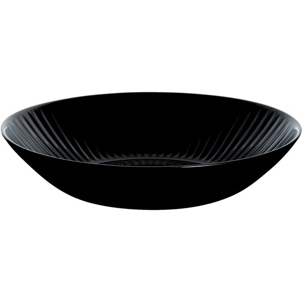 6x Luminarc Assiette Cottage creuse; 78 cl, 20x4.2 cm (ØxH); noir; rond(e); 6 pièce(s) / Lot