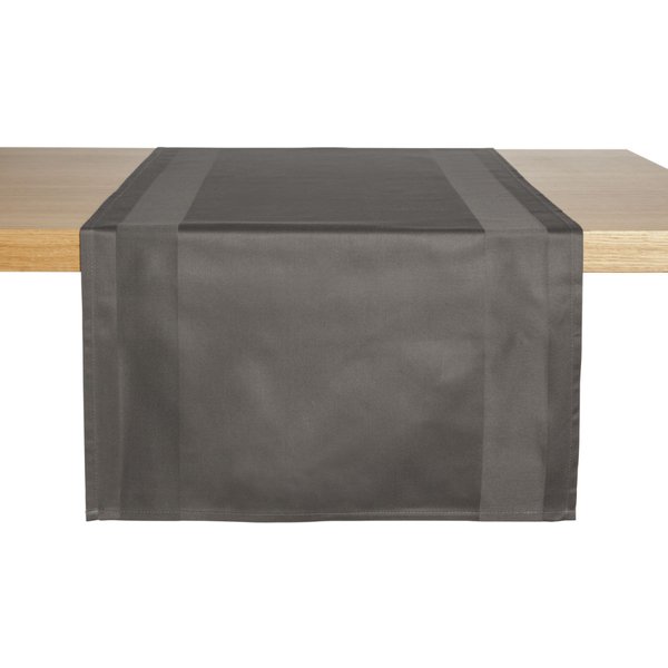 Runner tavola Ambiente ERWIN M.; 40x130 cm (LxL); antracite; rettangolare; 2 pz. / Pacco