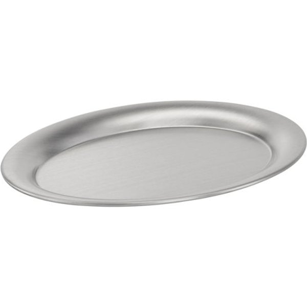 APS Plateau de service Kaffeehaus; 20x14x1 cm (LxlxH); argenté; ovale