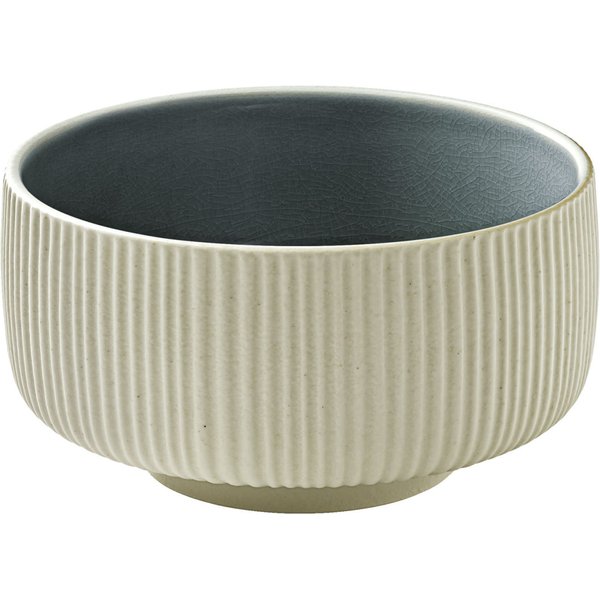 6x Playground Ciotola Nara con rilievo; 330 ml, 12x5.6 cm (ØxH); grigio; 6 pz. / Pacco