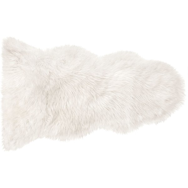 Pelliccia sintetica decorativa Bergen ERWIN M.; 115x70 cm (LxL); bianco crema