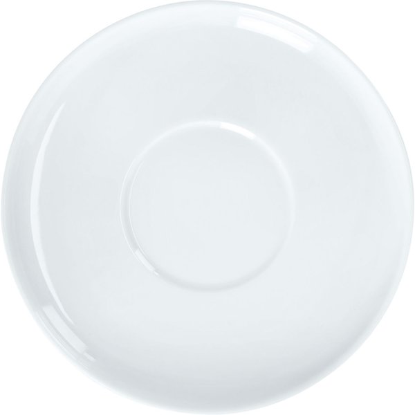 6x VEGA Piattino per tazza tè Alegria; 18 cm (Ø); bianco; rotonda; 6 pz. / Pacco