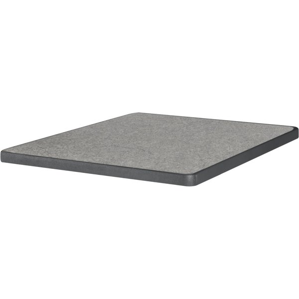PULSIVA Plateau de table Sevelit carré; 60x60 cm (Lxl); gris taupe; carré(e)