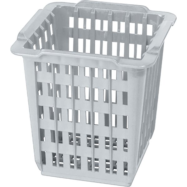 PULSIVA Casier de lavage pour couverts 1 compartiment; 12.5x12.5x13.5 cm (lxPxH); gris