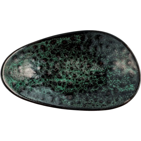 6x VEGA Piatto da portata Black Reef porcellana, organico; 17x10x3 cm (LxLxH); verde/nero; organica; 6 pz. / Pacco