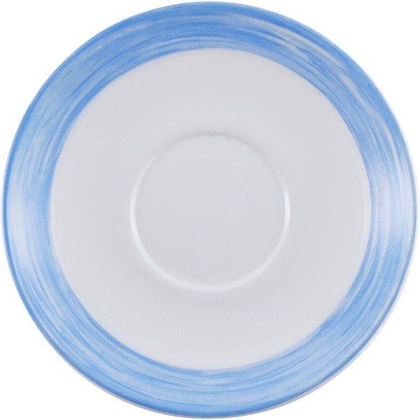 Sous-tasse café Brush Arcoroc; 14 cm (Ø); bleu; rond(e); 6 pièce(s) / Lot