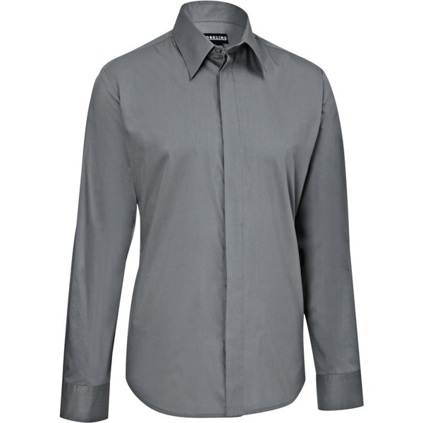 JOBELINE Camicia da uomo Noah maniche lunghe; Taglia 43/44; grigio