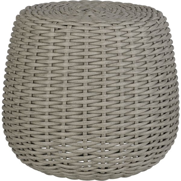 Pouf / tavolino per esterni Tavano VEGA; 55x50 cm (ØxH); grigio melange; cilindrica