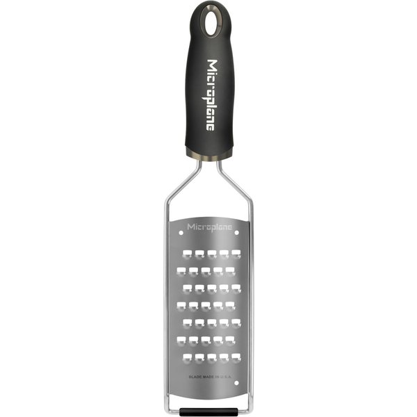 Microplane Grattugia maglia larga Extra-Coarse; 31.5x7.5x3 cm (LxLxH); nero