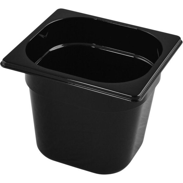 VEGA Bac Gastro GN 1/6 Trigno; GN 1/6, 2.3 l, 17.6x16.2x15 cm (LxlxP); noir