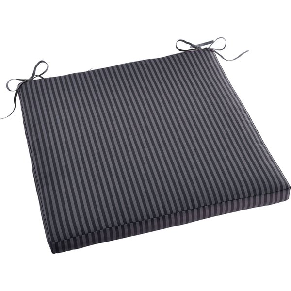 ERWIN M. Cuscino per sedia Verano quadrato; 40x40x3.5 cm (LxLxH); antracite; quadrata