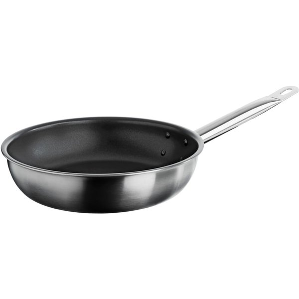 VEGA Padella saltapasta professionale Livonia antiaderente; 32x6 cm (ØxH); acciaio inox; rotonda