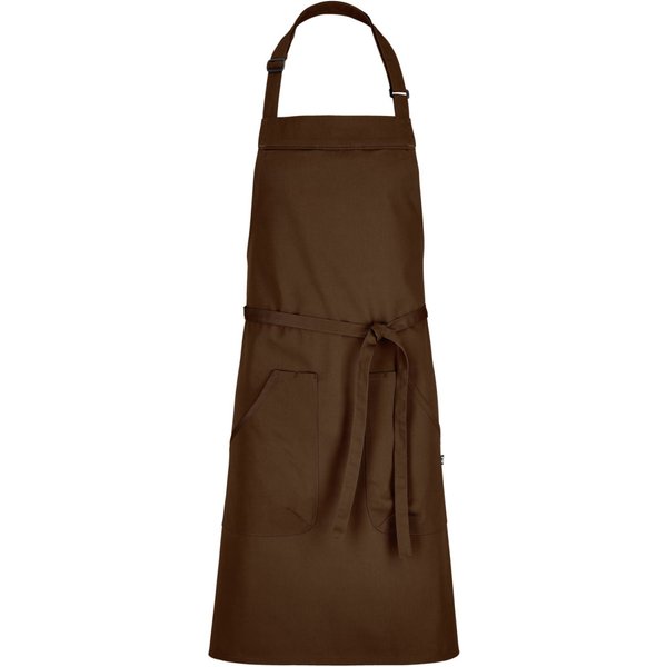 JOBELINE Tablier à bavette Gabo 88x80 cm; 88x80 cm (Lxl); chocolat