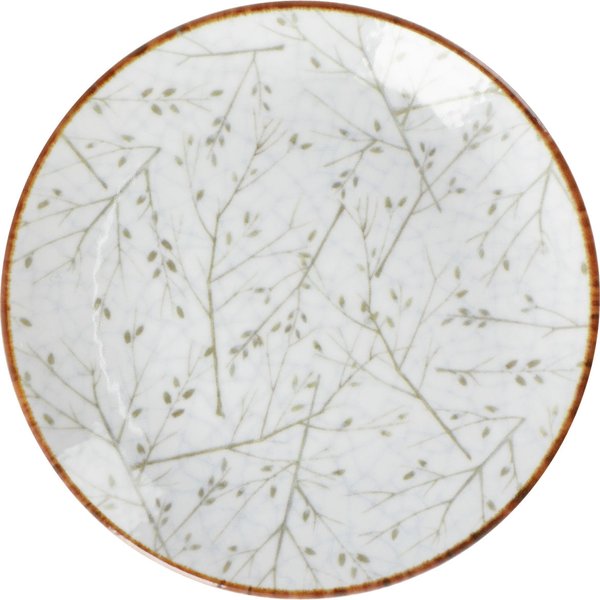 6x VEGA Assiette Eden plate; 20.5 cm (Ø); blanc/beige; rond(e); 6 pièce(s) / Lot
