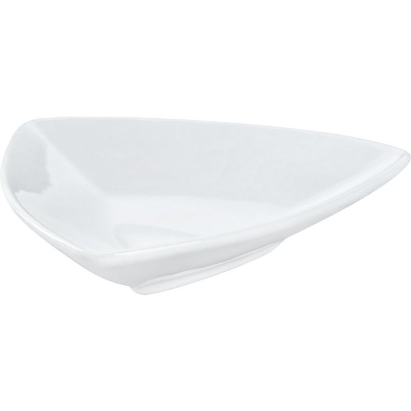 6x PULSIVA Mini plat Keno; 5 cl, 10x10x2.5 cm (LxlxH); blanc; triangulaire; 6 pièce(s) / Lot