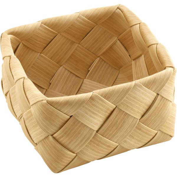 4x VEGA Corbeille à pain Larina; 15x15x9 cm (LxlxH); naturel; carré(e); 4 pièce(s) / Lot