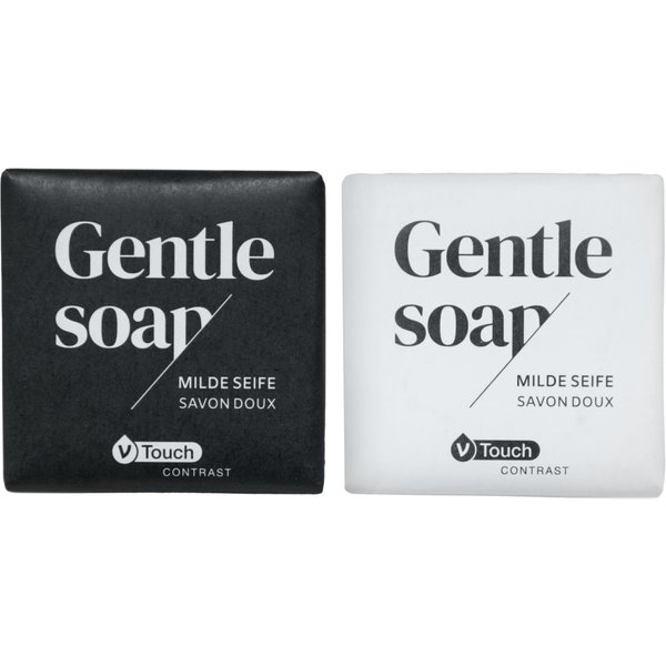 Sapone per hotel Contrast V-Touch; bianco; 500 pz. / Pacco