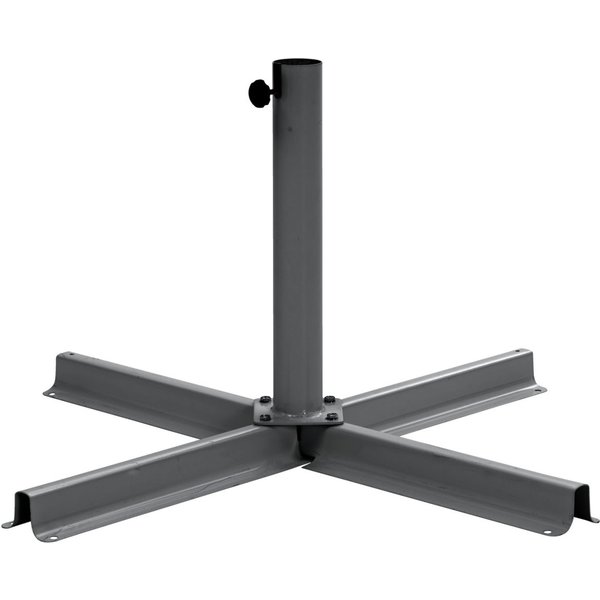 VEGA Base per ombrelloni Detroit; 101x101x55.5 cm (LxLxH); antracite; quadrata