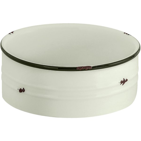 4x VEGA Ciotola Liron rotondo; 500 ml, 14x5 cm (ØxH); bianco crema/nero; rotonda; 4 pz. / Pacco