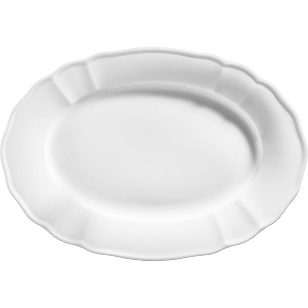2x VEGA Assiette/plat Amely; 36x24.5x3.4 cm (LxlxH); blanc; ovale; 2 pièce(s) / Lot