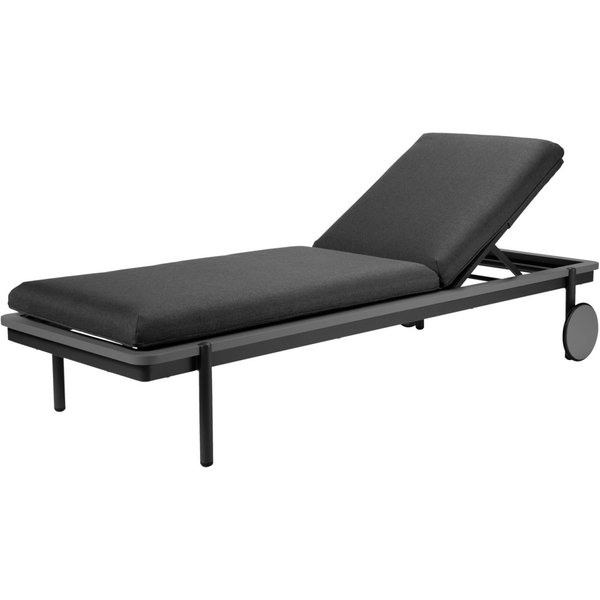 VEGA Coussin pour chaise longue Rivan; 72x199x7.5 cm (lxLxH); anthracite