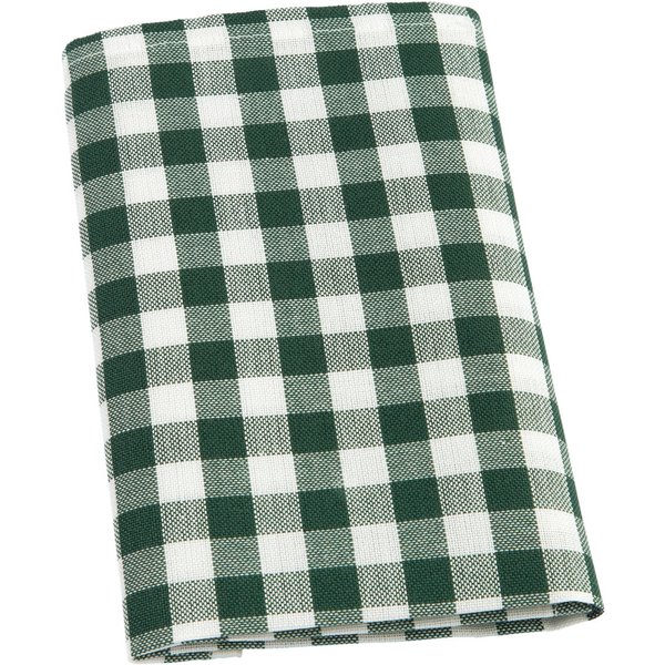 6x ERWIN M. Serviette de table Chatelet ; 40x40 cm (lxL); vert/blanc; 6 pièce(s) / Lot