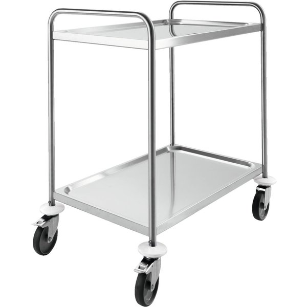 VEGA Carrello di servizio Serve 2BL; 103x53x94.5 cm (LxPxH); argento