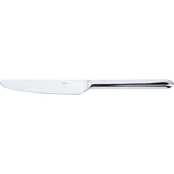 12x VEGA Coltello da tavola Grenoble; 23.5 cm (L); argento; 12 pz. / Pacco