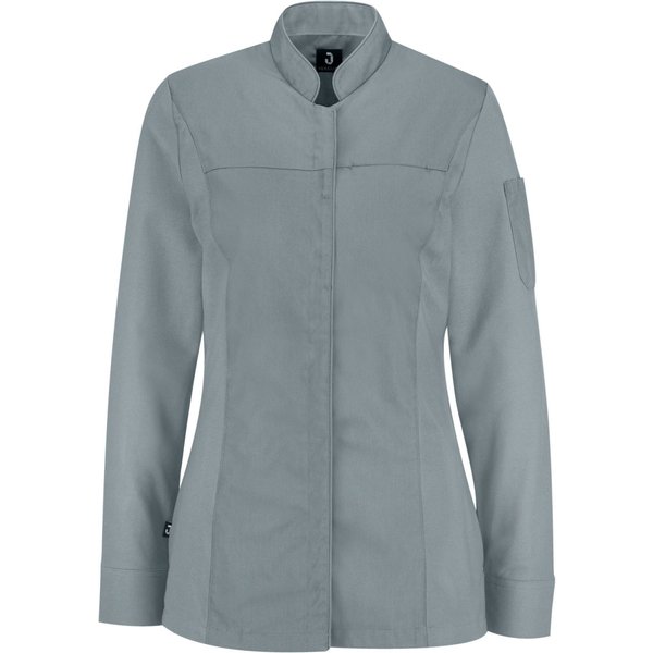 JOBELINE Veste de cuisine femme Phoenix manches longues; Taille 46; gris