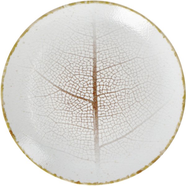 6x VEGA Assiette Pianta plate; 31 cm (Ø); blanc/brun; rond(e); 6 pièce(s) / Lot