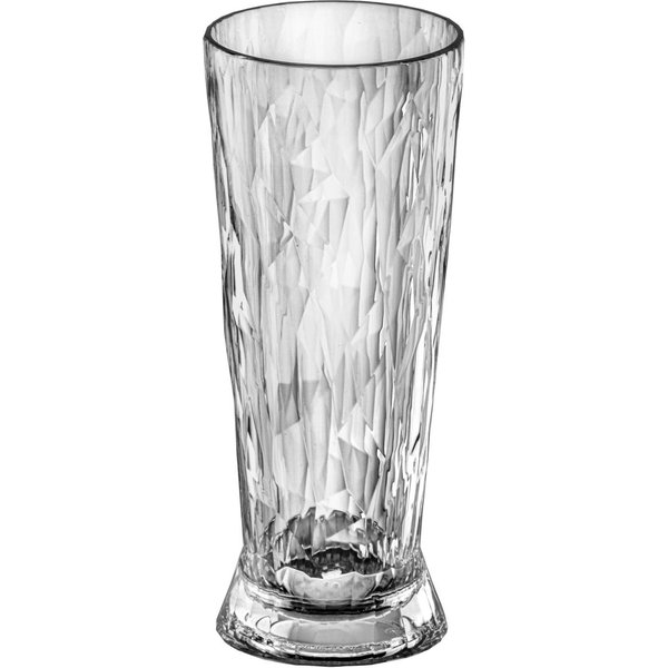 Bicchiere da birra Pilsner Club No. 10 Superglas Tritan - ReNew con tacca 0,3 l koziol; 410 ml, 17.7 cm (H); trasparente; 0.3 l Segno di riempimento, 12 pz. / Pacco