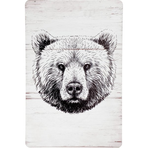 Quadro da parete decorativo Hildor; 40x60 cm (LxH); bianco/nero
