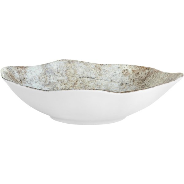 6x VEGA Piatto Gironia fondo, forma organica; 700 ml, 24.5x5.5 cm (ØxH); tortora; organica; 6 pz. / Pacco