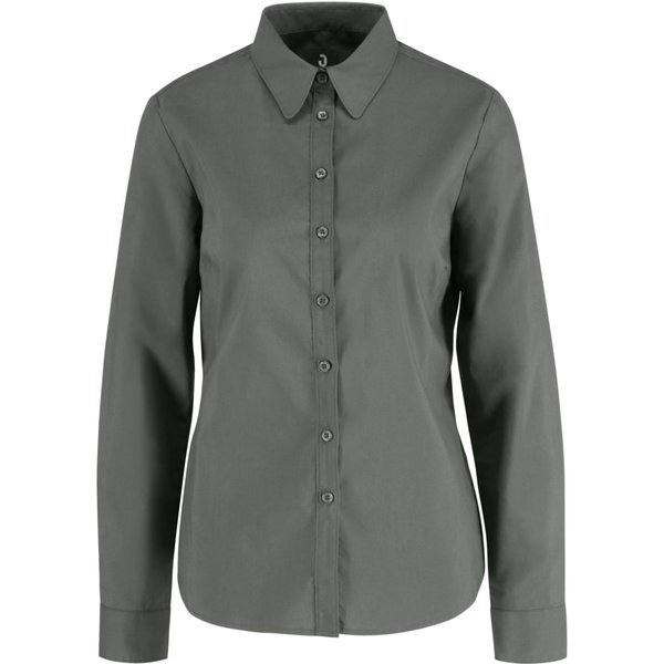JOBELINE Chemisier femme Porter manches longues; Taille 40; gris foncé