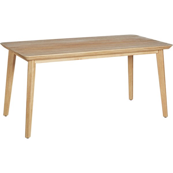 Table d'extérieur Costo rectangulaire VEGA; 160x80x76 cm (LxlxH); brun clair; rectangulaire