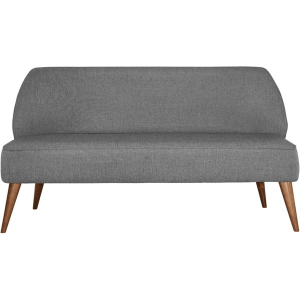 Canapé Houston tissu VEGA; 155x60x82 cm (lxPxH); gris chiné