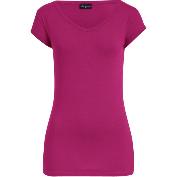 2x PULSIVA T shirt da cameriera Double-V; Taglia M; mora; 2 pz. / Pacco