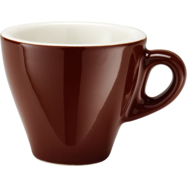 6x PULSIVA Tasse à café expresso Joy 2.0; 8 cl, 6.5x5.8 cm (ØxH); brun; rond(e); 6 pièce(s) / Lot