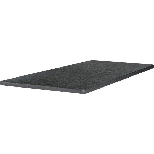PULSIVA Piano per tavolo Sevelit rettangolare; 115x70 cm (LxL); antracite; rettangolare