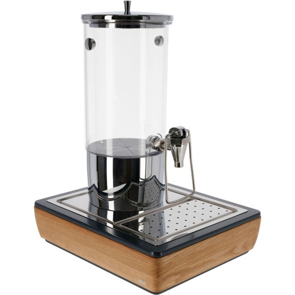 VEGA Distributeur de boissons fraîches Montana simple, GN 1/2, 4l; 36.5x30.5x50.5 cm (LxlxH); chêne/transparent/inox