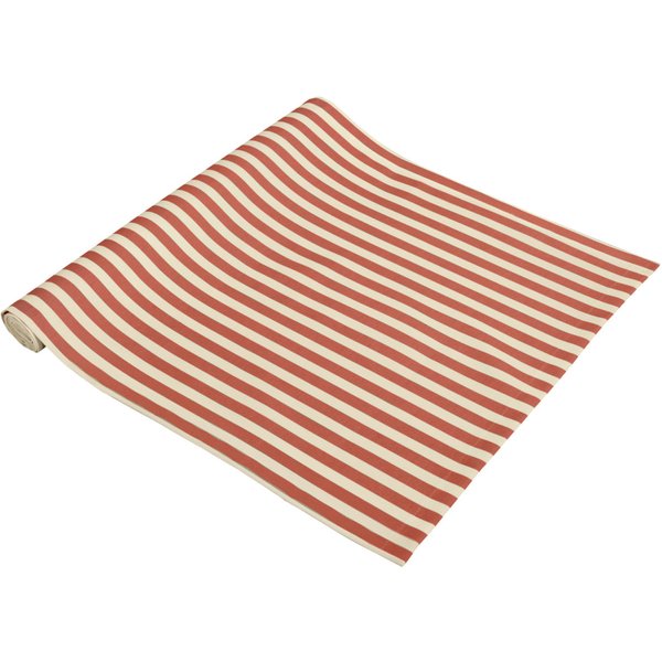 Runner tavola da esterno Valiano ERWIN M.; 40x120 cm (LxL); rosso/bianco