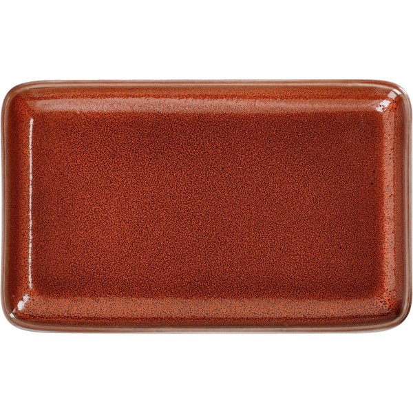 6x VEGA Assiette/plat Oriento; 21x13x2.1 cm (LxlxH); terracotta; rectangulaire; 6 pièce(s) / Lot