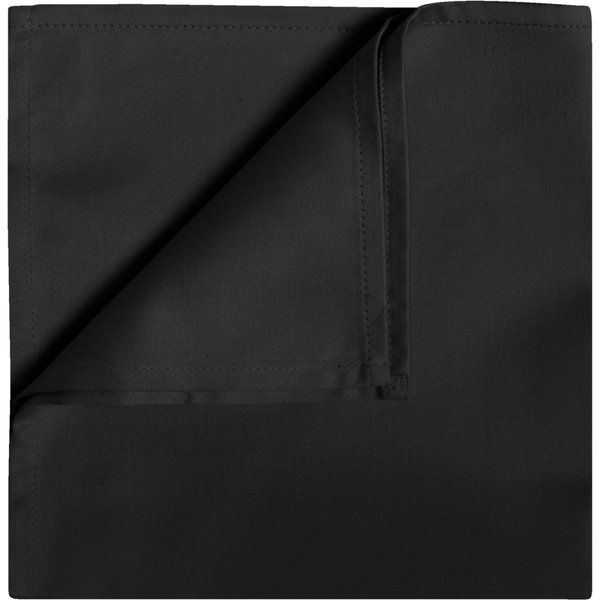 6x ERWIN M. Serviette de table Vivienne ; 50x50 cm (lxL); noir; 6 pièce(s) / Lot