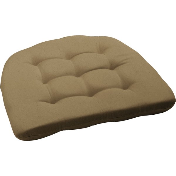 ERWIN M. Coussin de chaise Colour ; 40x37.5x4 cm (lxLxH); beige; conique