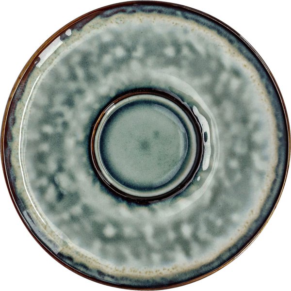 6x PULSIVA Piattino tazza caffè Raja; 12.5 cm (Ø); blu; rotonda; 6 pz. / Pacco