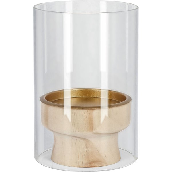 2x Photophore Eno; 10x15 cm (ØxH); naturel/transparent; rond(e); 2 pièce(s) / Lot