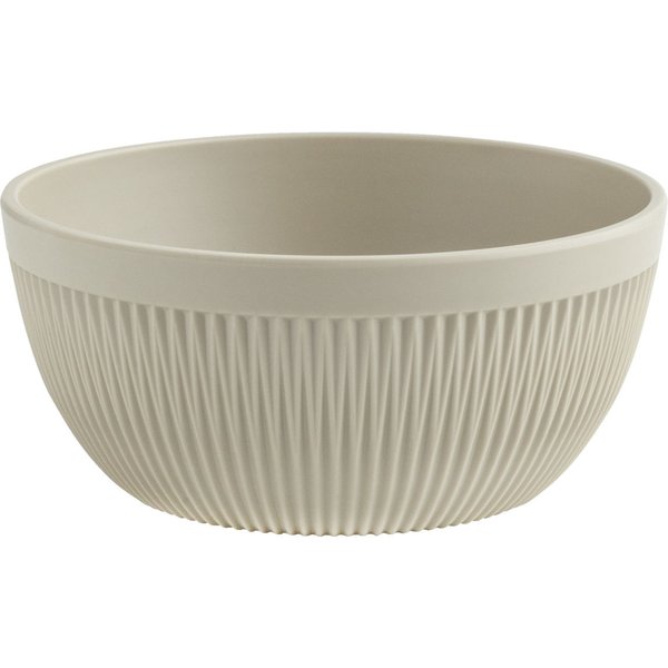 VEGA Ciotola Kanas rotondo, con rilievo; 900 ml, 17x7.5 cm (ØxH); beige; rotonda