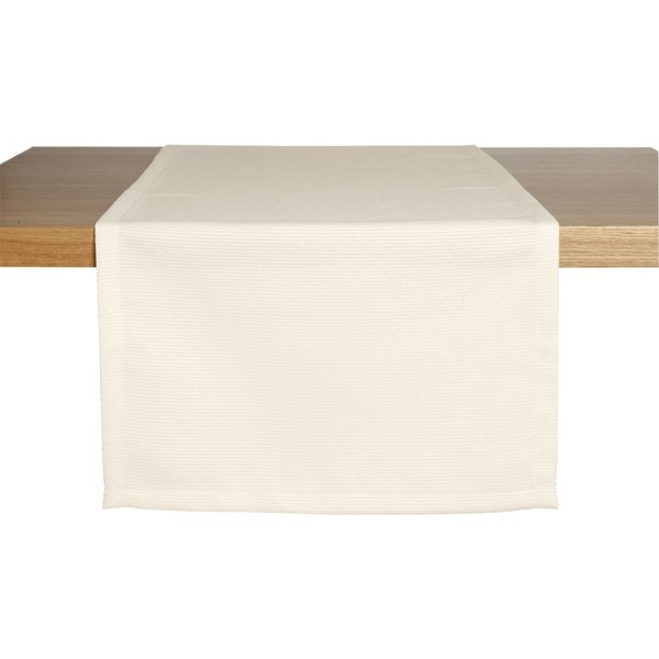 ERWIN M. Chemin de table Ambita jacquard; 40x130 cm (lxL); champagne; rectangulaire