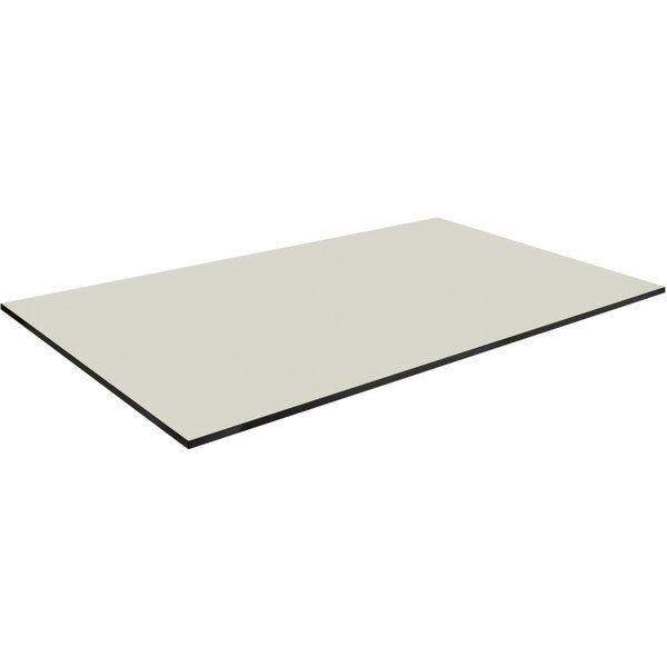 Piano tavolo da esterno in HPL Compa rettangolare VEGA; 120x69 cm (LxL); beige; rettangolare